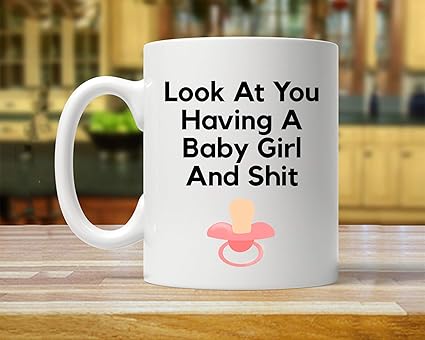 Amazon Com Funny Pregnancy Gift Baby Shower Gift Its A Girl