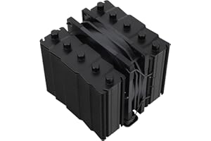 Thermalright Silver Soul 110 Black Dual Tower CPU Air Cooler, 5x6mm Heat Pipes, TL-B9B PWM Fan, Aluminium Heatsink Cover, AGH