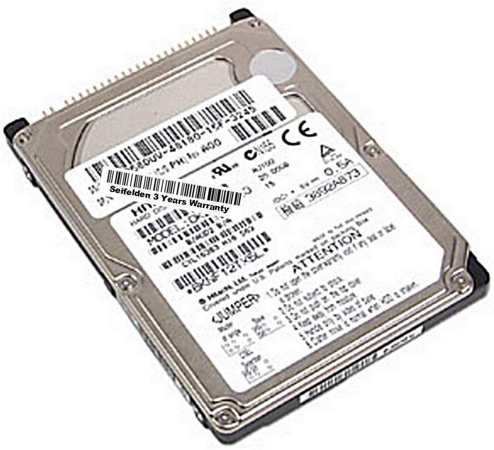 Seifelden 2.5in IDE/ATA Hard Drives 3 Year Warranty for Asus HP Dell Gateway Toshiba Gateway Acer Sony Samsung MSI Lenovo Asus IBM Compaq eMachines Laptop Mac PC (Renewed) (100GB IDE)