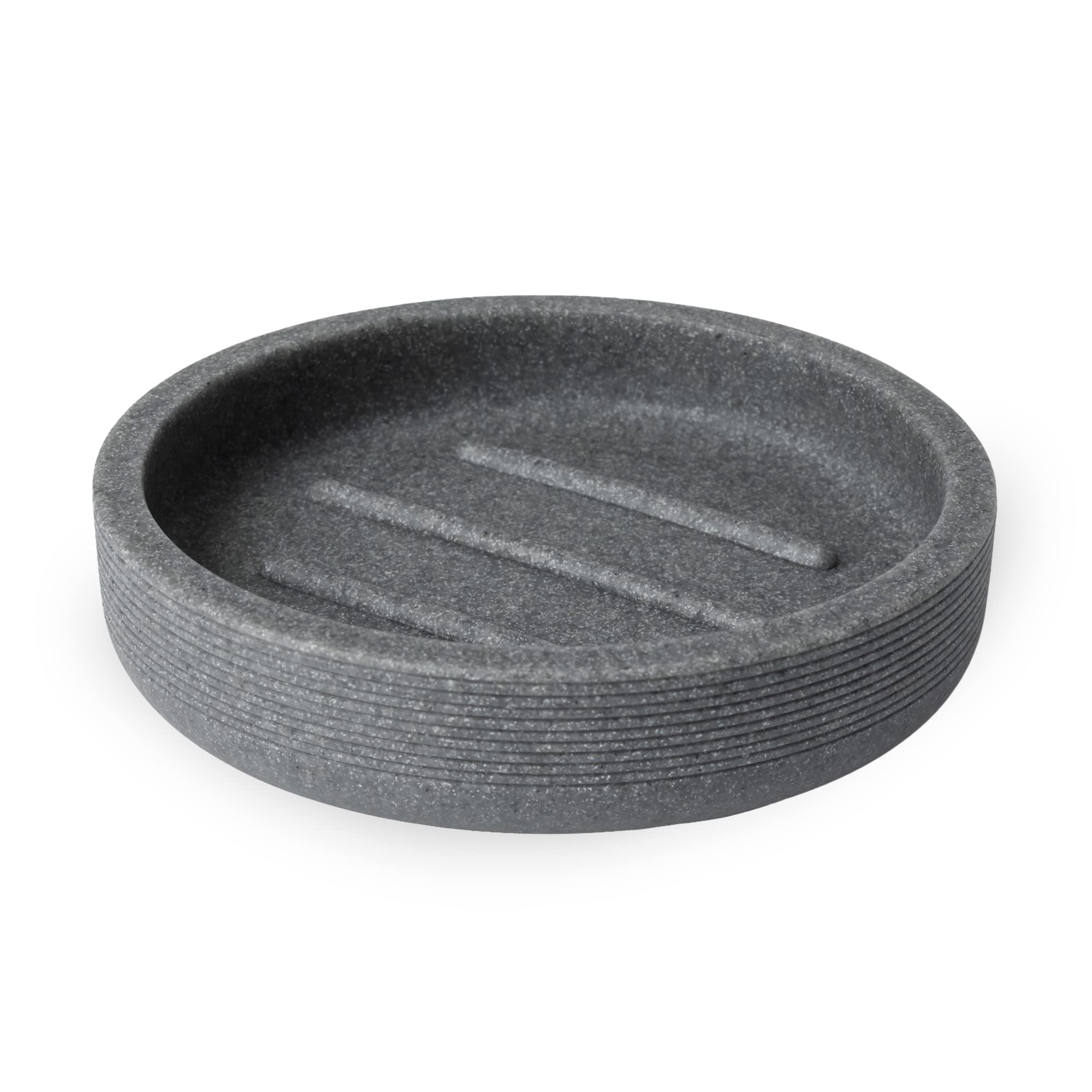 Blue Canyon Amara Soap Dish for Bathroom, Polyresin Soap Dish Travel, Soap Holder, Soap Tray, Soap Holder Dish, Soap Bar Plate, Soap Dish for Kitchen Sink, Decorative Soap Dish, Soap Bar Container