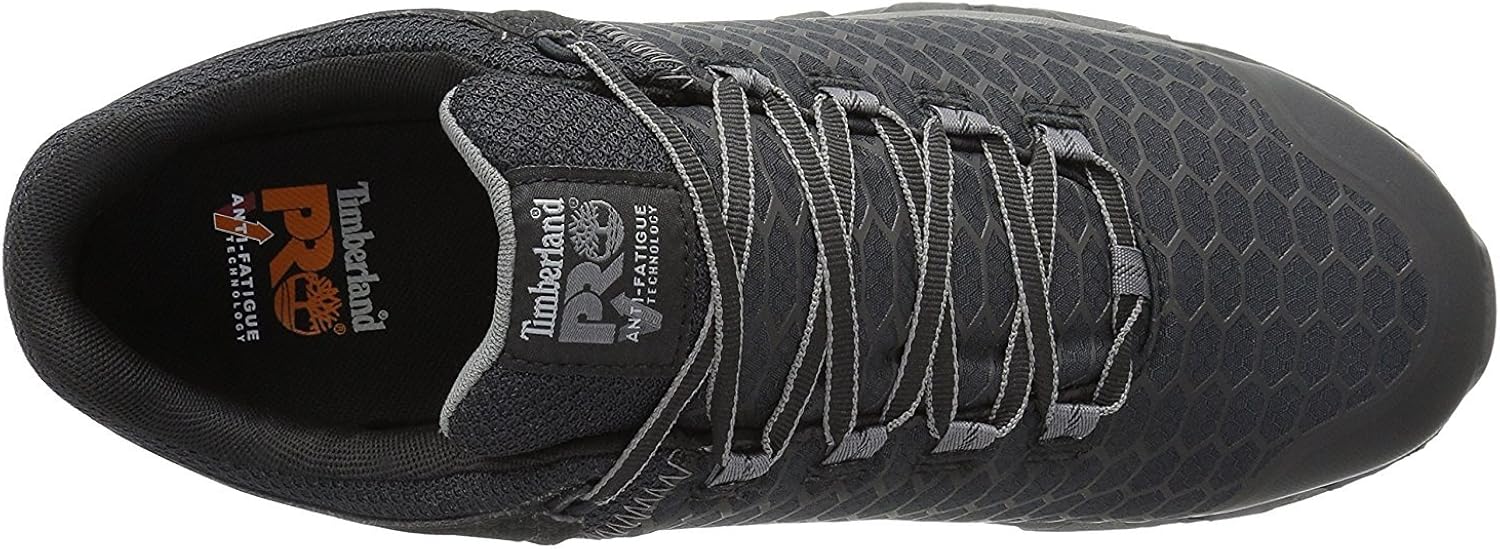 Timberland PRO Men's Powertrain Sport Alloy Safety Toe Electrical Hazard Athletic Work Shoe, Black Synthetic, 15: Shoes