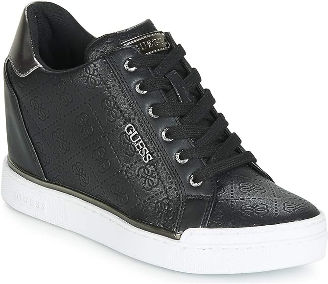 sneaker wedges guess