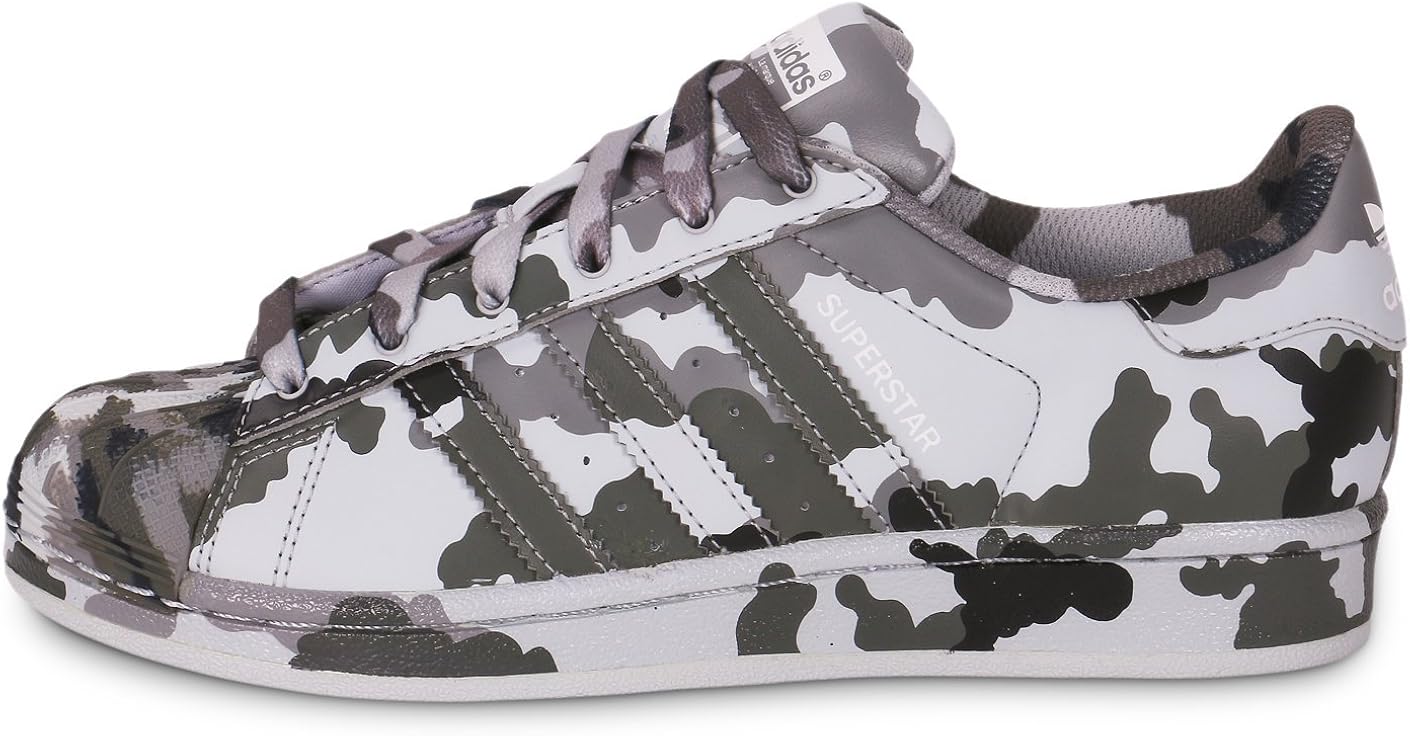adidas Superstar Junior Camo Grey Grey Size 5 Amazon.co.uk Shoes & Bags