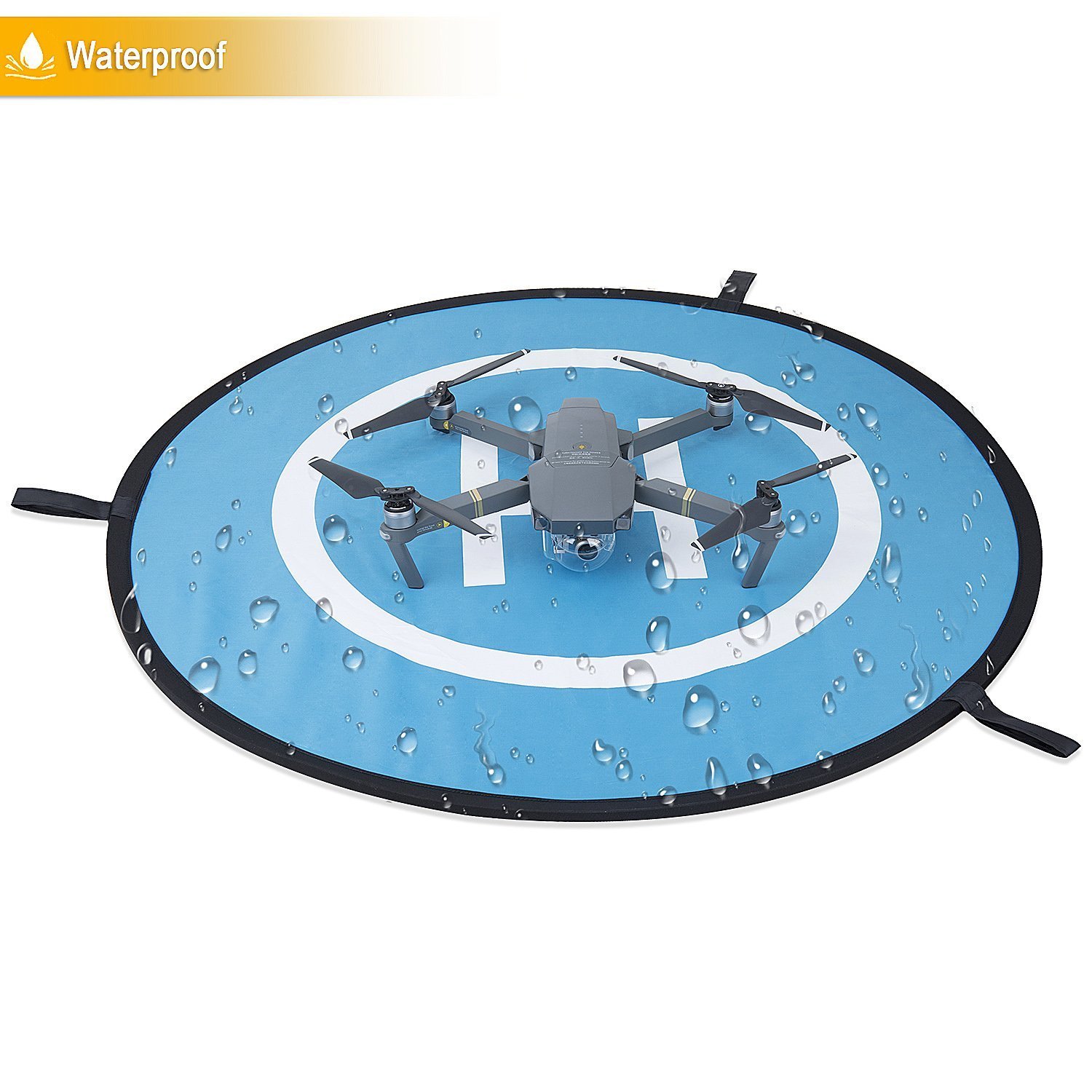 Drone Landing Pad- Universal Portable Foldable Drones Landing Pad For RC Drones Helicopter, PVB Drones, DJI Mavic Pro Phantom 2/3/4/ Pro, Antel Robotic, Holy Stone Gopro Kama, Parrot, 3DR Solo and So on