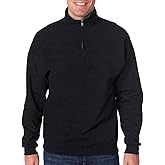 50/50 Blend Quarter-Zip Cadet Collar Sweatshirt by Jerzees
