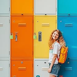 Puroma 2 Pack Combination Lock for Locker 4 Digit