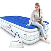 EnerPlex Twin Air Mattress with Built-in Pump, 13" Raised Inflatable Bed | 2-Minute Built-In Pump Sets Up Effortlessly with No Tools &amp; Never-Leak Technology Keeps It Firm &amp; Comfortable All Night