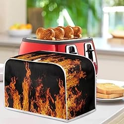 Coldinair Fire Flame Toaster Cover 2 Slice Small