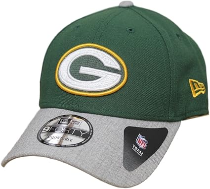 Amazon Com New Era Green Bay Packers 9forty Nfl The League Heather 2 Adjustable Hat Clothing