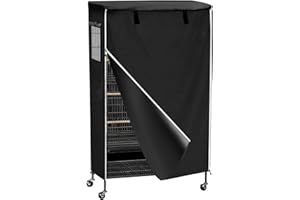 STARTWO Universal Large Birdcage Cover Black-Out and Breathable Cover Durable Waterproofing Washable Material for Cages Cover for Parrots and Other Small Animals (38X24X48 in)