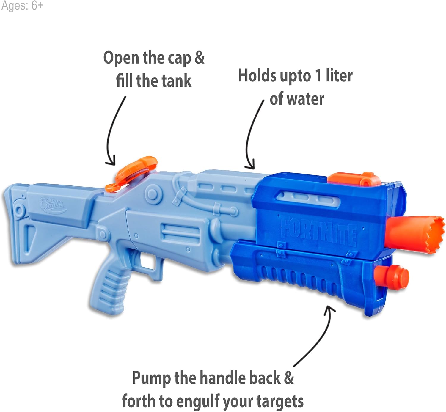 NERF Fortnite TS-R Super Soaker Water Blaster Toy: Toys & Games