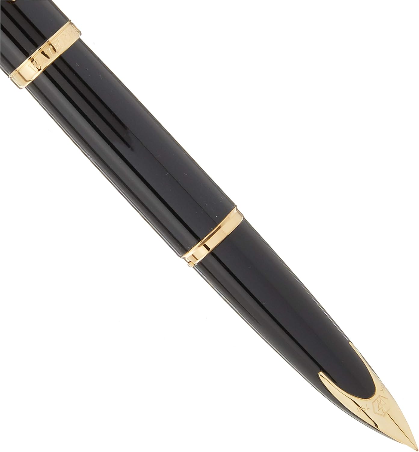 Waterman Carène Black Sea Fountain Pen, Black gold trim, Fine nib - Image 4