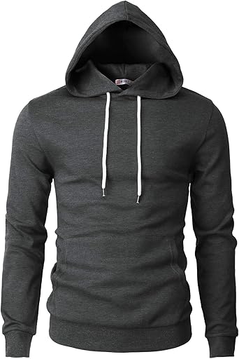 slim fit pullover hoodie