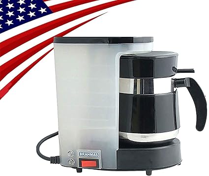 BRAHMAS COFFEE MAKER (110 Volts) FOR USA & CANADA ONLY WITH FREE 2 STAINLESS STEEL TUMBLERS
