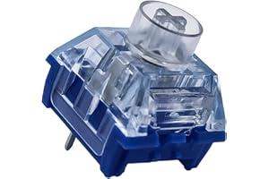 Zjmehty Silent Linear Switches,Kailh Box Deep-Sea Silent Islet Switches for Mechanical Keyboard,3-Pin 45gf/Waterproof Dustproof/Long Life Switches（Silent Islet,36Pcs