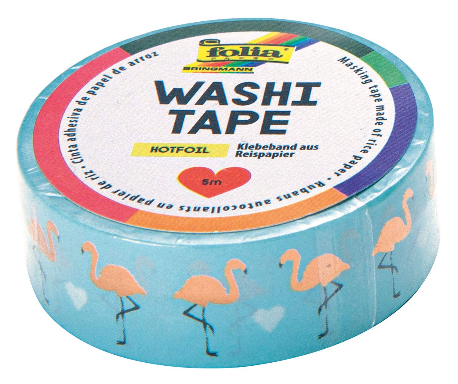 Folia – Washi Tape, Hotfoil, Approx. 5m x 15mm