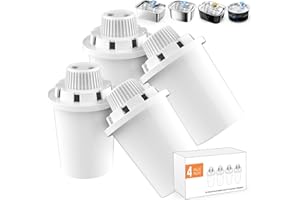 (4 Pack) Petdott Replacement Filters For Large Dog Water Fountain Stainless Steel Filter Cartridge For Dog Water Bowl Dispenser, Clean And Fresh Water