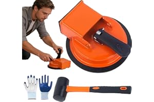 Floor Gap Fixer Tool Heavy Duty Suction Cup, Adjustable Height Setter Laminate Floor Gap Repair Kit for Vinyl Plank Hardwood 