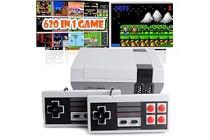 RZZHGZQ HDMI Classic Edition Console Classic Mini Console,Super Retro Game Console Classic Mini HDMI System with Built in 620 Old School Video Games, Plug and Play HD-OUT TV Game Console (Consoles-HD)
