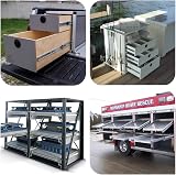 VADANIA 500mm Soft Close Drawer Slides 3-Fold Full Extension K53 120kg view 9