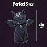 Nemesis Now Malpuss Winged Gothic Cat Figurine Polyresin Black view 6
