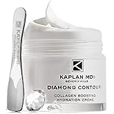 KAPLAN MD Diamond Contour Collagen Boosting Hydration Creme – 6 in 1 Anti-Aging Moisturizer with Peptides, Hyaluronic Acid & Crushed Diamonds – Face Treatment Cream for Women – 1.7 oz