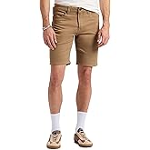 Buffalo David Bitton Mens Non-Denim Relaxed Straight Dean French Terry Shorts with Cotton Blend Stretch