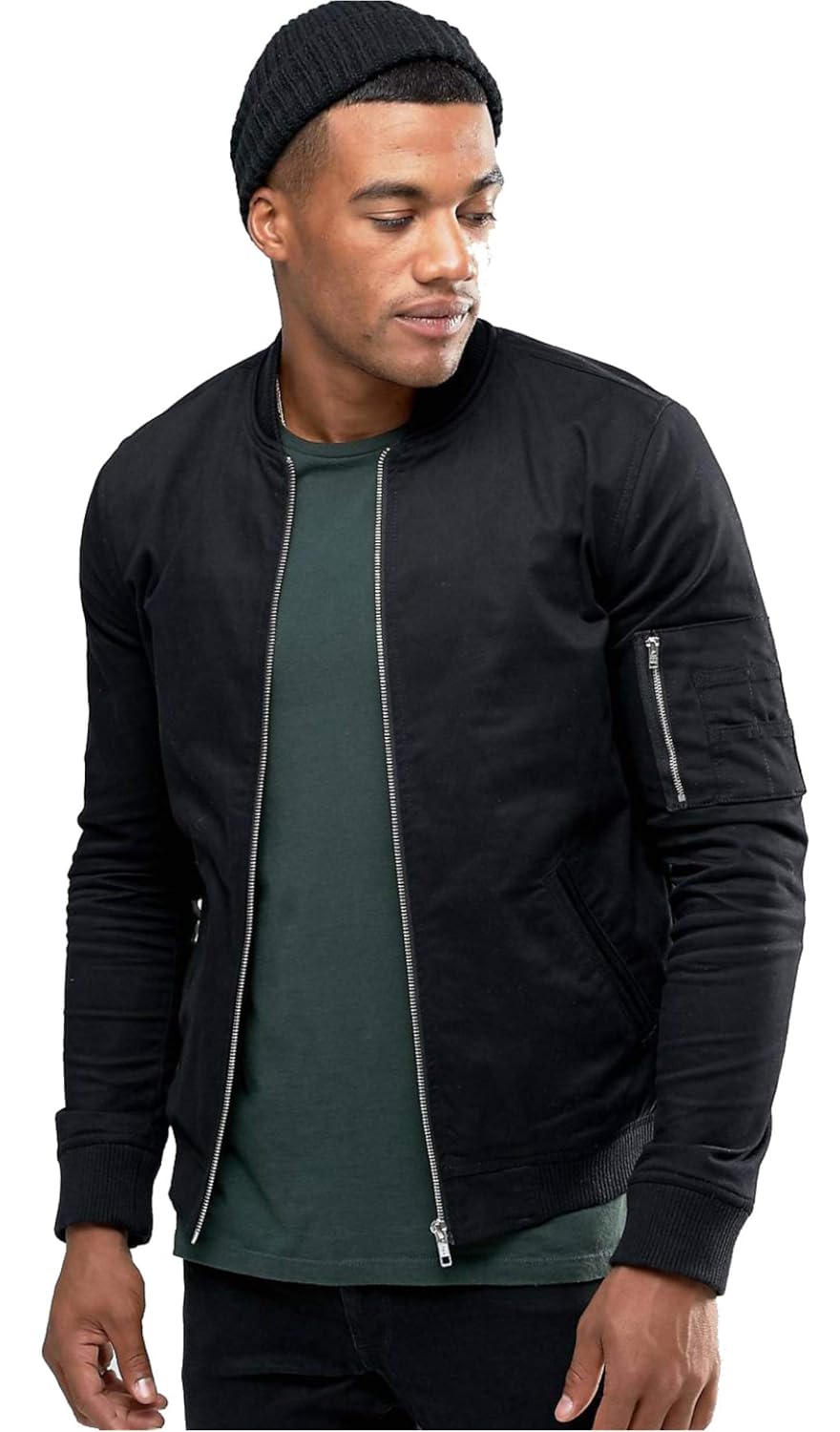 bomber jacket with hoodie