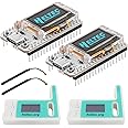 MakerFocus 2 Set ESP32 LoRa V3 Development Board with 915 MHz Antenna and Case Integrated WiFi Bluetooth SX1262 CP2102 0.96-inch OLED Display Type C for Meshtastic IoT Arduino Intelligent Scenes