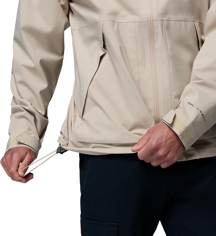 Chaqueta impermeable Altbound para hombre, color fósil antiguo, talla M
