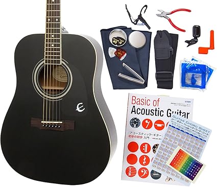 Amazon Epiphone エピフォン アコギ Dr 100 アコースティックギター 初心者 ハイグレード 16点 セット Eb アコースティックギターセット 楽器