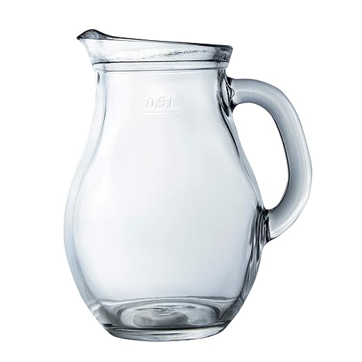 Jarra de agua de cristal transparente, jarra de té | bebida, zumo ...