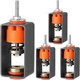 NATGAI 4 Pack Ceiling Spring Vibration Isolator Hangers 440 LbS Capacity | Reinforced Pressure Metal Plates &amp; Thicker Damping Rubber for A/C Air Handler, Bedroom, Theater, Studio - Anti-Vibration