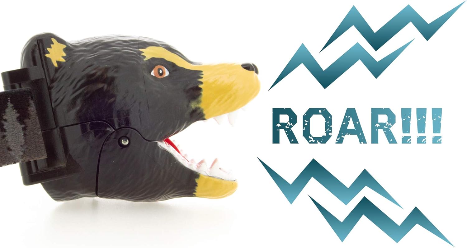 Sun Company Bear LED Headlamp - Bear Headlamps for Kids | Multiple Styles Available | Toy Head Lamp for Boys, Girls, or Adults | Perfect for Camping, Hiking, Reading, and Parties (Grizzly Bear) : Sports & Outdoors