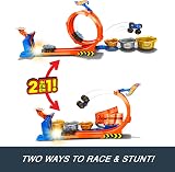 Hot Wheels Monster Trucks Loop-And-Flip Trophy Challenge Playset with Bigfoot view 4
