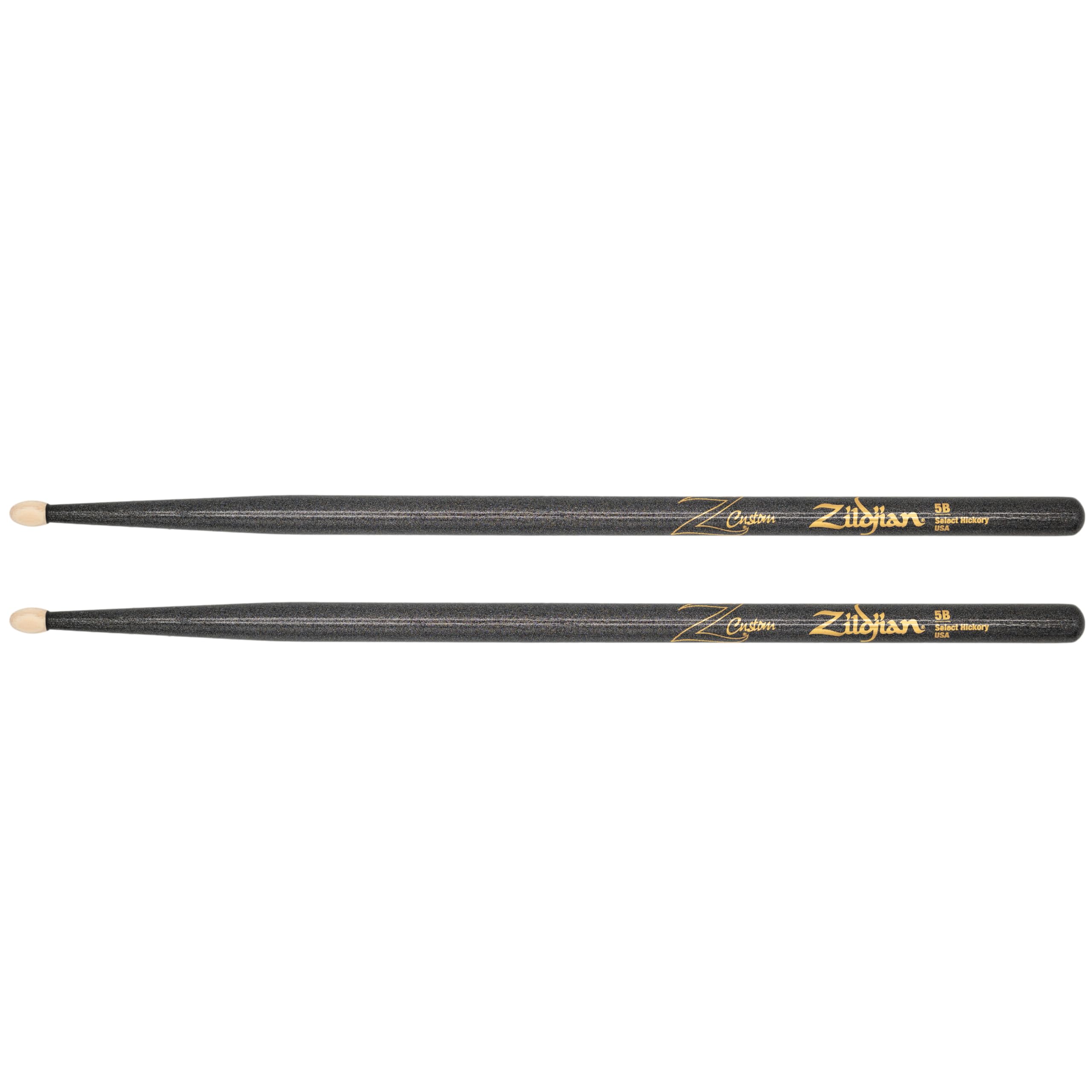 Zildjian Z Custom Limited Edition - 5B Black Chroma Drumsticks (Z5BCB-ZC)