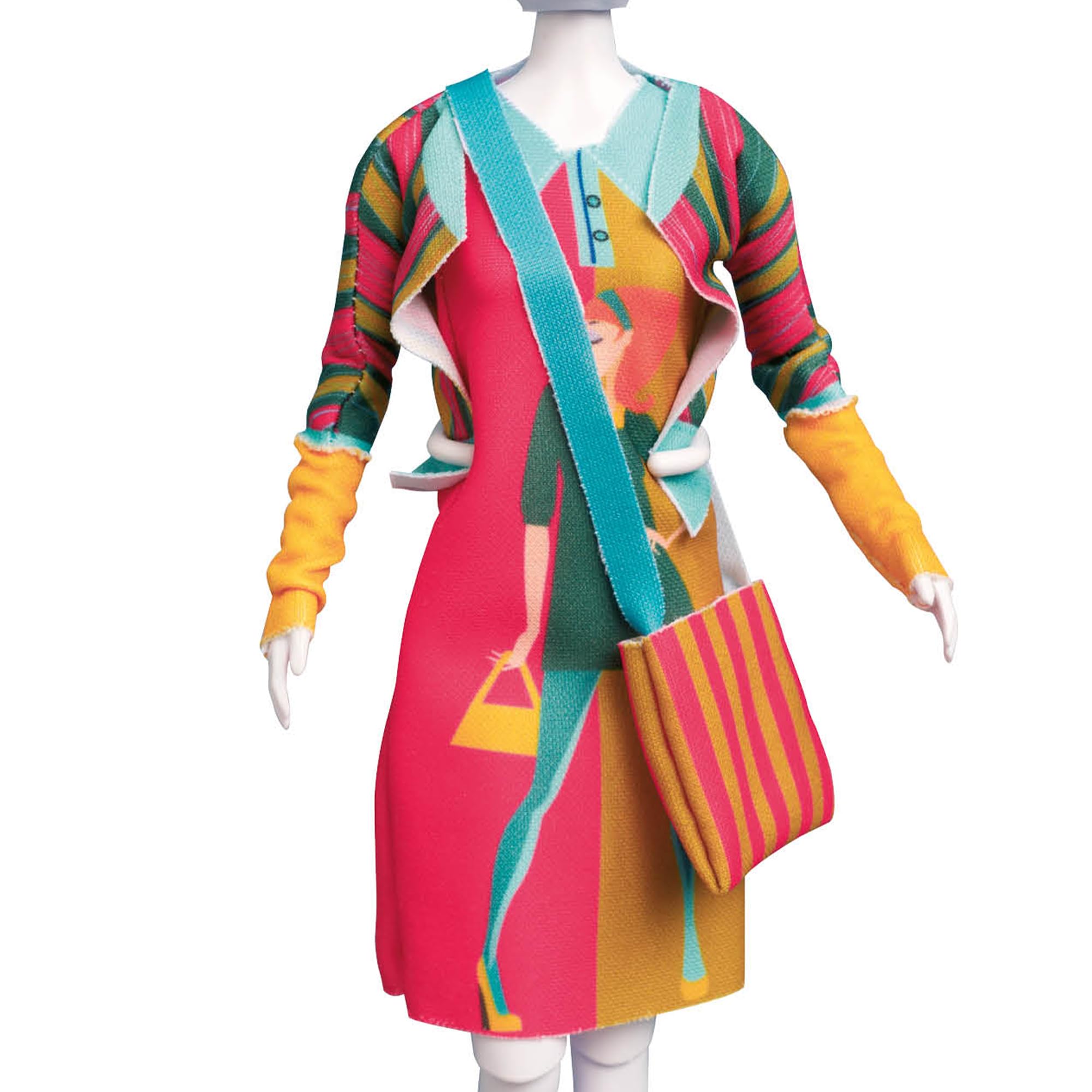 Vervaco Dress Your Doll, Synthetic Fiber, Multi-Colour, 31 x 24 x 1 cm