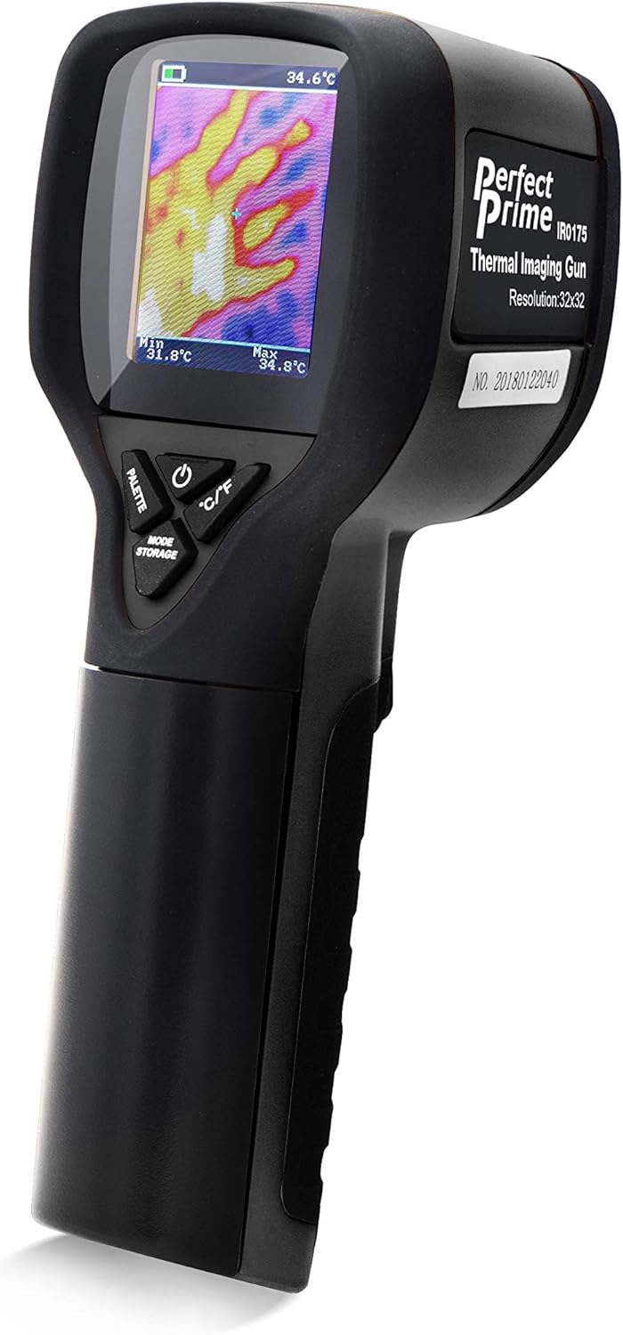 PerfectPrime IR0175, Infrared (IR) Thermal Imager/Gun/Detector with IR