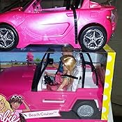 barbie y ken coche de playa