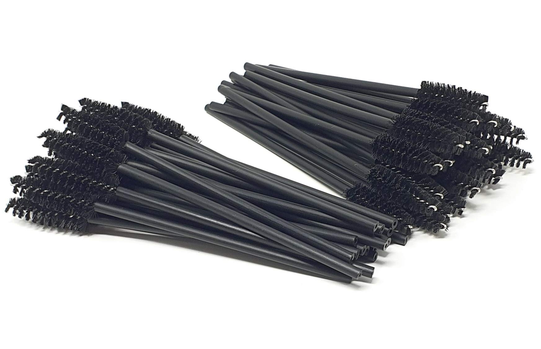 Kiara World 50 Disposable Eyelash Mascara Brushes Wands Castor Oil Applicator Eyebrow Eye Lash Extensions Lifting Brush Tool