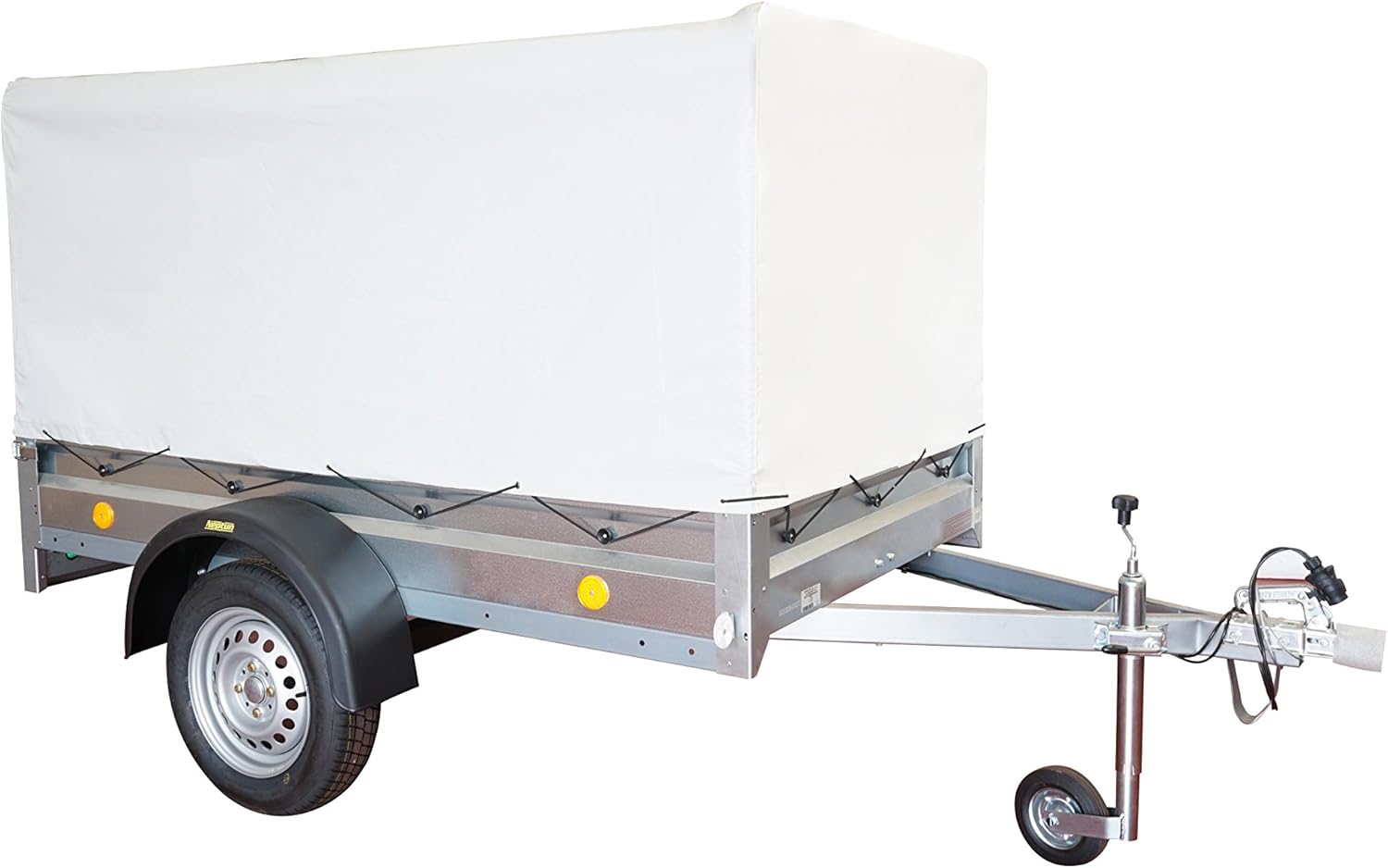 Neptun Remolque de coche 2.08m x 1.20m con toldo: Amazon.es: Coche y moto