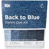 Rit Dye Back to Blue Kit &ndash; Includes Bold Blue All Purpose Dye, ColorStay Dye Fixative, &amp; Gloves &ndash; Restore Faded Fabrics