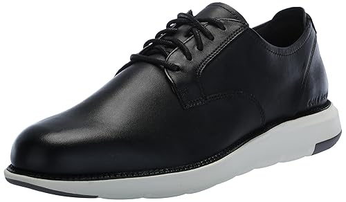 Cole Haan Men's Grand Atlantic Oxfords, Black/Ivory, 11.5 Wide