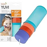 Boon Yuvi Sunscreen Applicator for Kids - Refillable and Spill Proof Kids Sunscreen Brush with Soft Foam Sponge - Summer Beac
