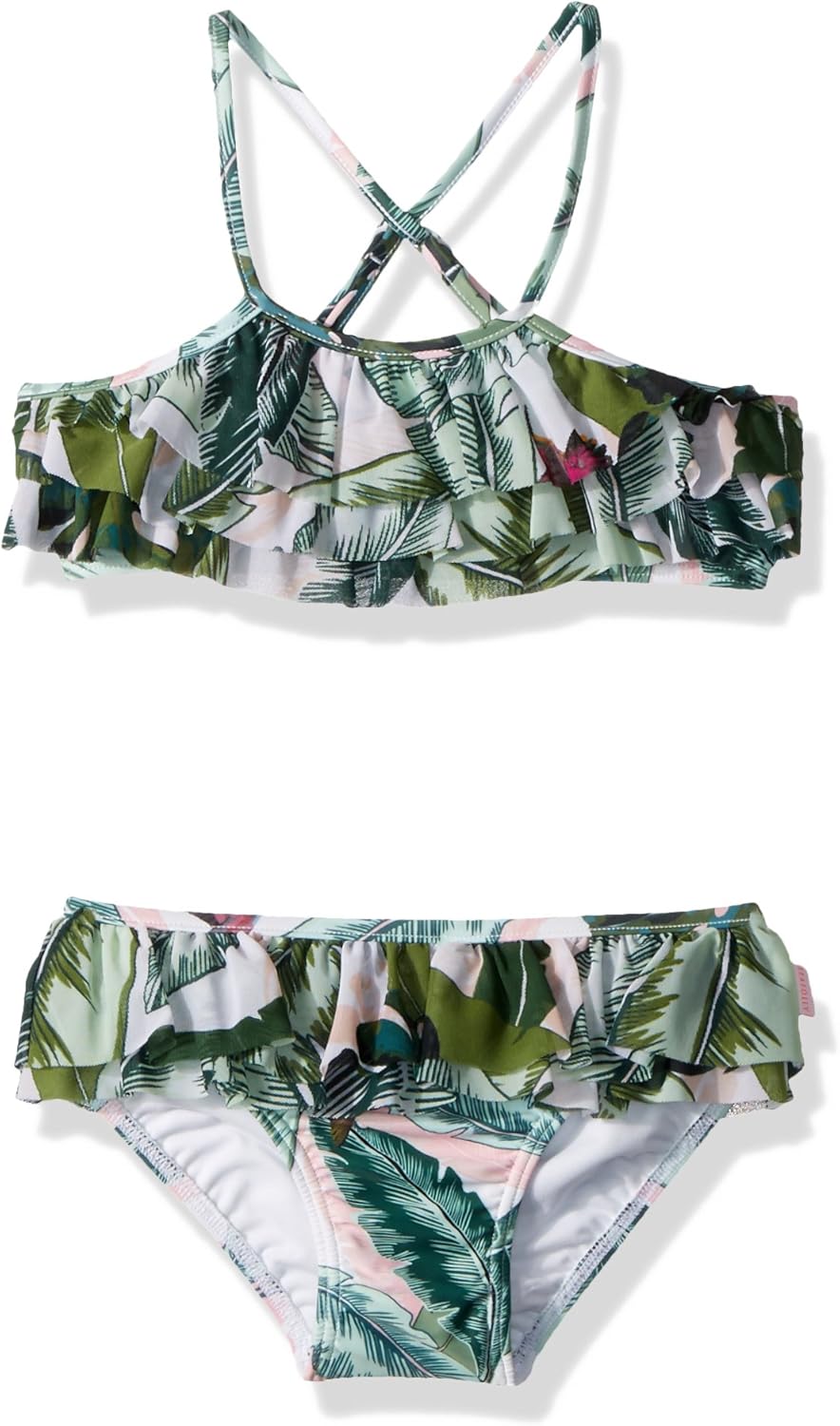 girls frill swimsuit