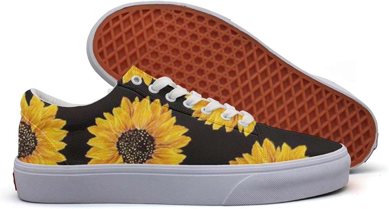 Milner Gilese Sunflower Shoes Yellow Cute Shoes
