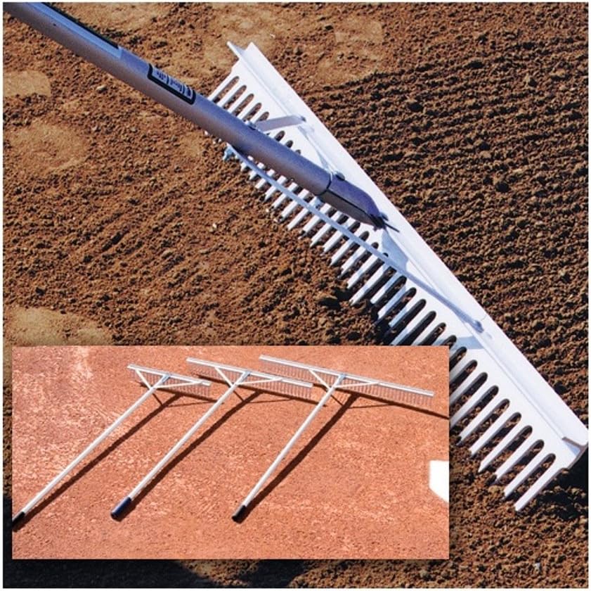 Midwest Rake 24 Inch Aluminum Maintenance Rake Sports
