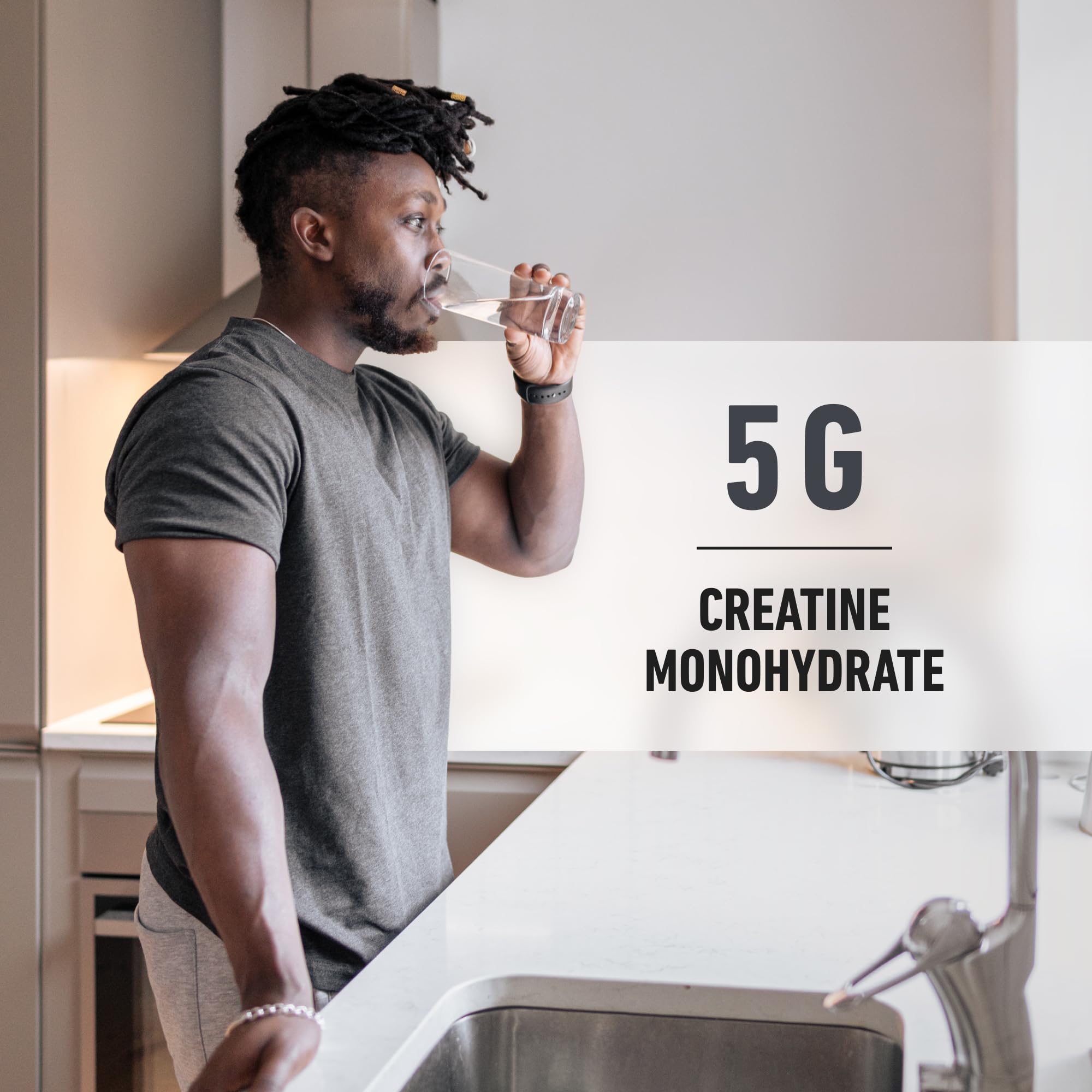 Isopure 100% Pure Creatine Monohydrate Powder, Sugar Free, Unflavored, 5g Creatine Monohydrate Per Serving, 1.1 Lbs, 100 Servings (Packaging May Vary)