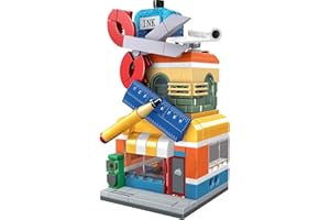 Brick Loot Exclusive Mini City Art School Supply Store - Custom Designed Model - Compatiable with All Major Building Block Brands - 220 Pieces