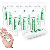 Travel Size Shaving Cream Bulk Pack of 50,Individually Wrapped 10ml/0.35fl oz Mini Disposable Shaving Cream in Bulk 1.2x2.9 inch Travel Size Toiletries Amenities for Guests,Homeless,Charity
